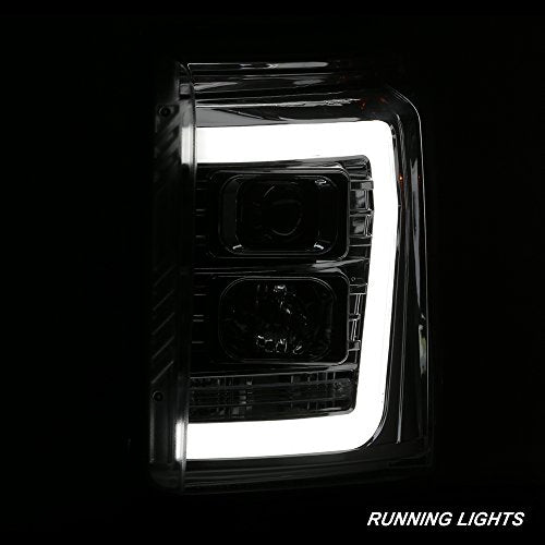 Black Projector Headlights Pair D9597