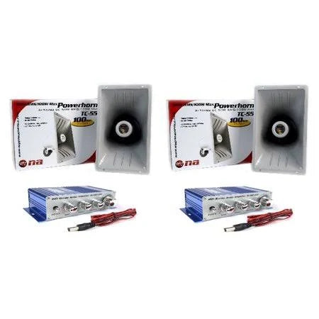 100 Watt Indoor Outdoor Power Horn Speaker V94680