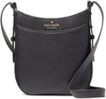 Leila Pebbled Leather Crossbody Purse (Black) F76941