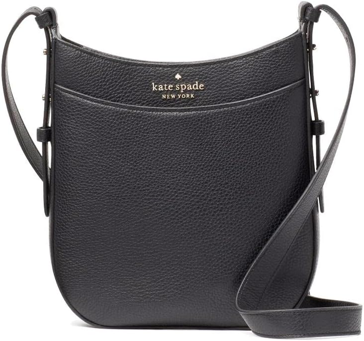 Leila Pebbled Leather Crossbody Purse (Black) F76941