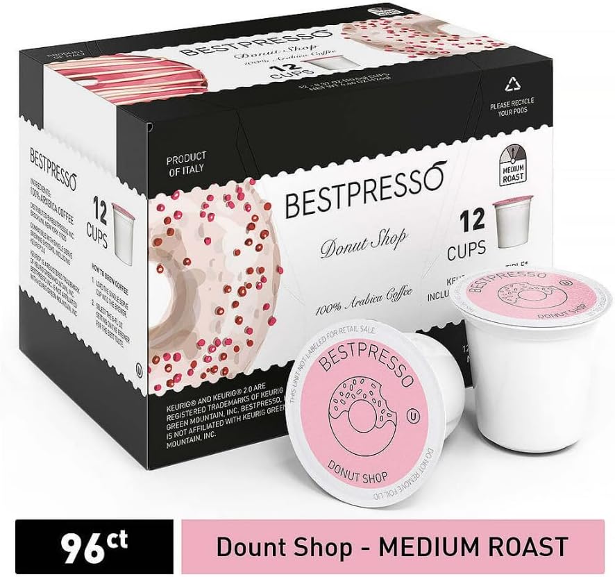 Gray Single Serve Coffee Maker with 12-Count K-Cup and Cleaning Cups (3 Items) B209258