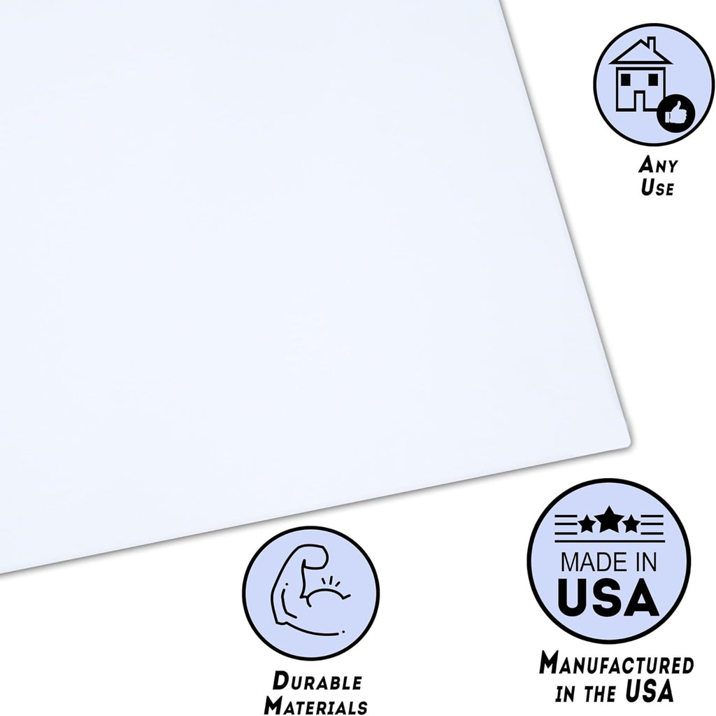 12x9 White Vinyl Car Magnet (10) V234043
