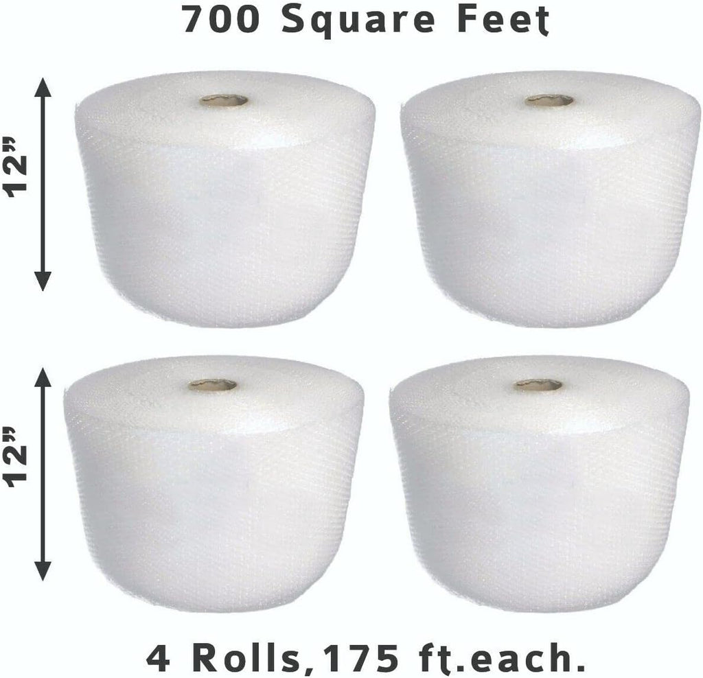 Bubble Cushioning Wrap 3/16" 700 ft. x 12" Perforated Every 12" Small Padding M44556