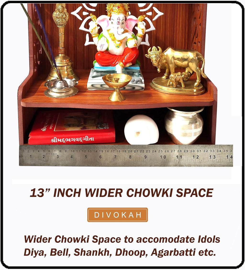 Mdf Wooden Wall Mounted Temple C72732
