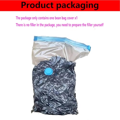 Light Grey 6FT Oversize Bean Bag Chair Cover C929062