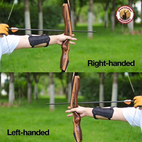 62" Takedown Recurve Bow Set with Laminated Wooden Riser M198