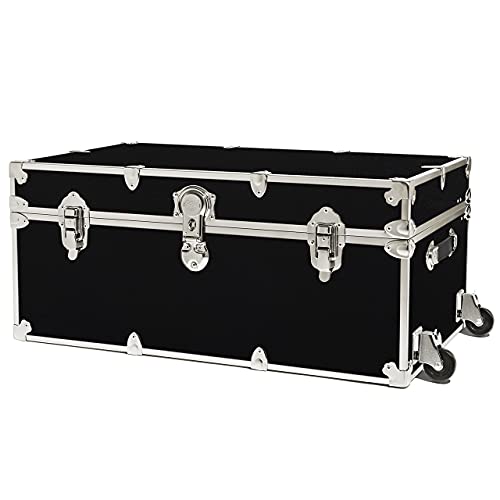 White Camp Trunk with Removable Wheels 30"x17"x13" Z23490