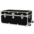 White Camp Trunk with Removable Wheels 30"x17"x13" Z23490