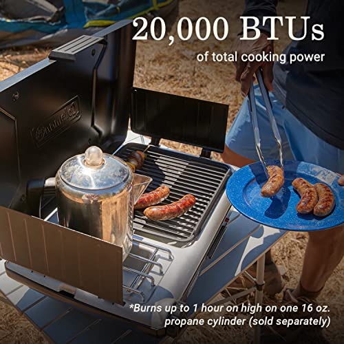 Tabletop 2-in-1 Grill & Stove with 2 Adjustable Burners U4106