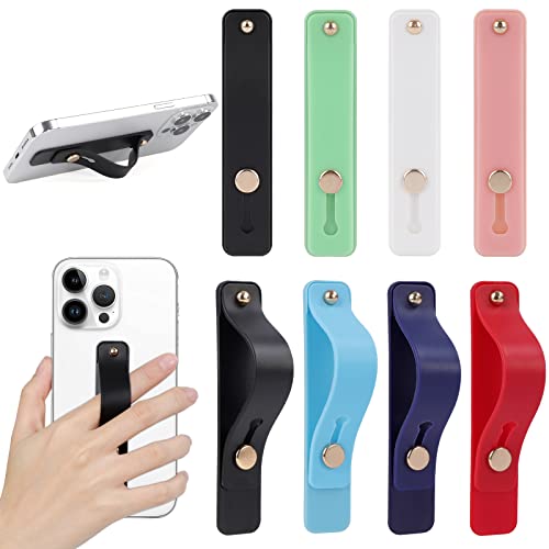 8 Pcs Phone Grip with Stand Phone Strap Holder K8831