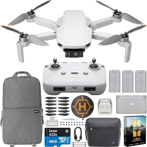 Mini 4K Drone Quadcopter with Camera, Under 249 g, 3-Axis Gimbal Stabilization, 10km Video Transmission, 31-Min Flight Bundle L976884