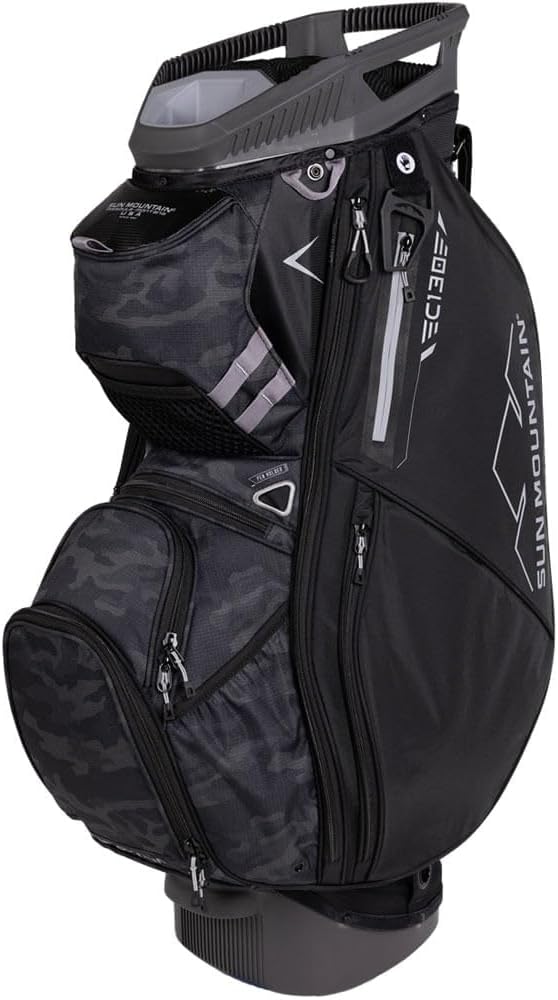 Black Camo Golf Cart Bag V323