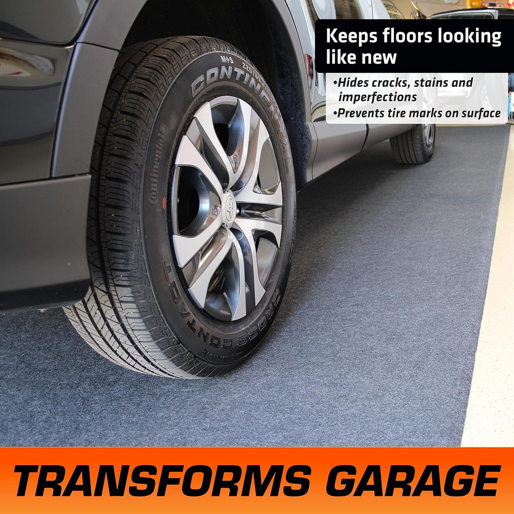 Charcoal XL Garage Floor Mat (22' x 8'10") F258