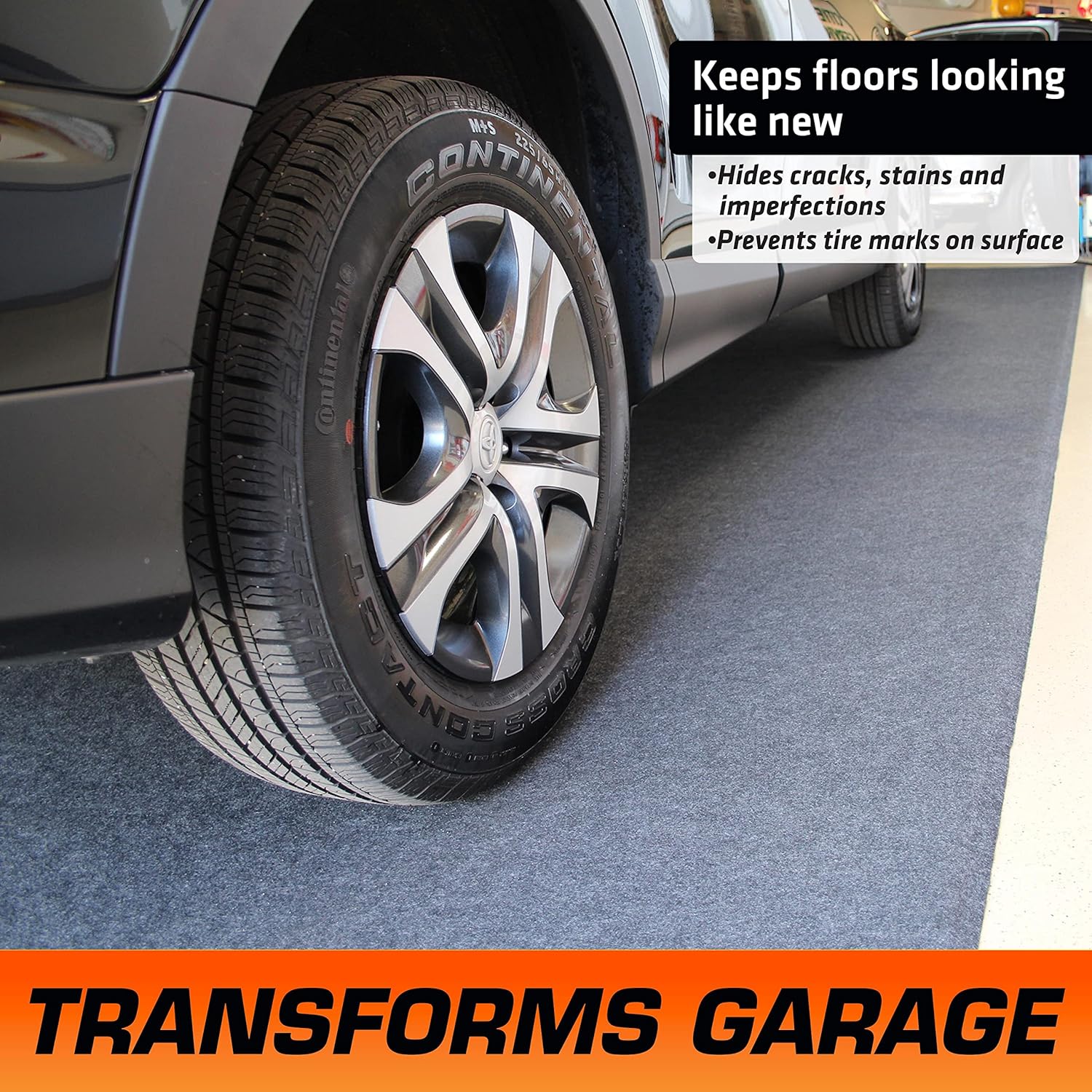 Charcoal XL Garage Floor Mat (22' x 8'10") F258