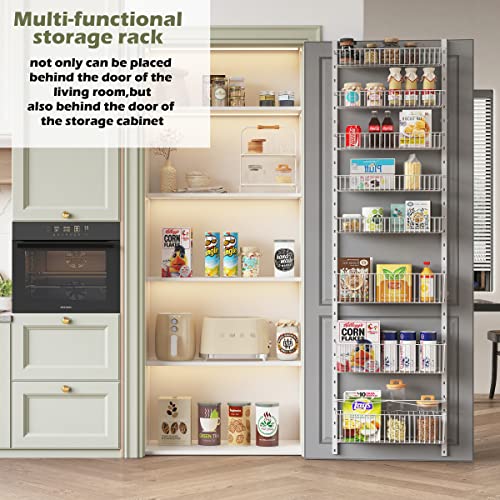 8-Tier Over the Door Metal Pantry Organizer X792