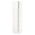 White High Cabinet with shelves/2 Doors, 18x24x80 E947