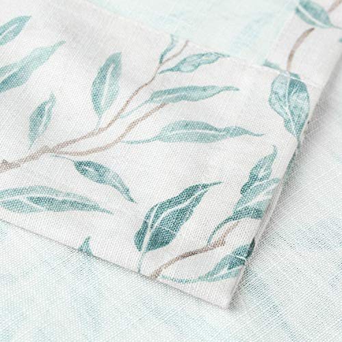 36 in Semi Sheer Rod Pocket Curtains 2 Panels K103