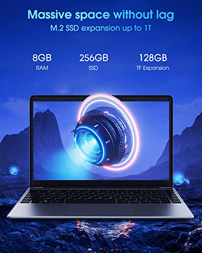 14.1'' Laptop, 256GB SSD, 8GB RAM, Intel Celeron N4020, 2K FHD IPS Display U770