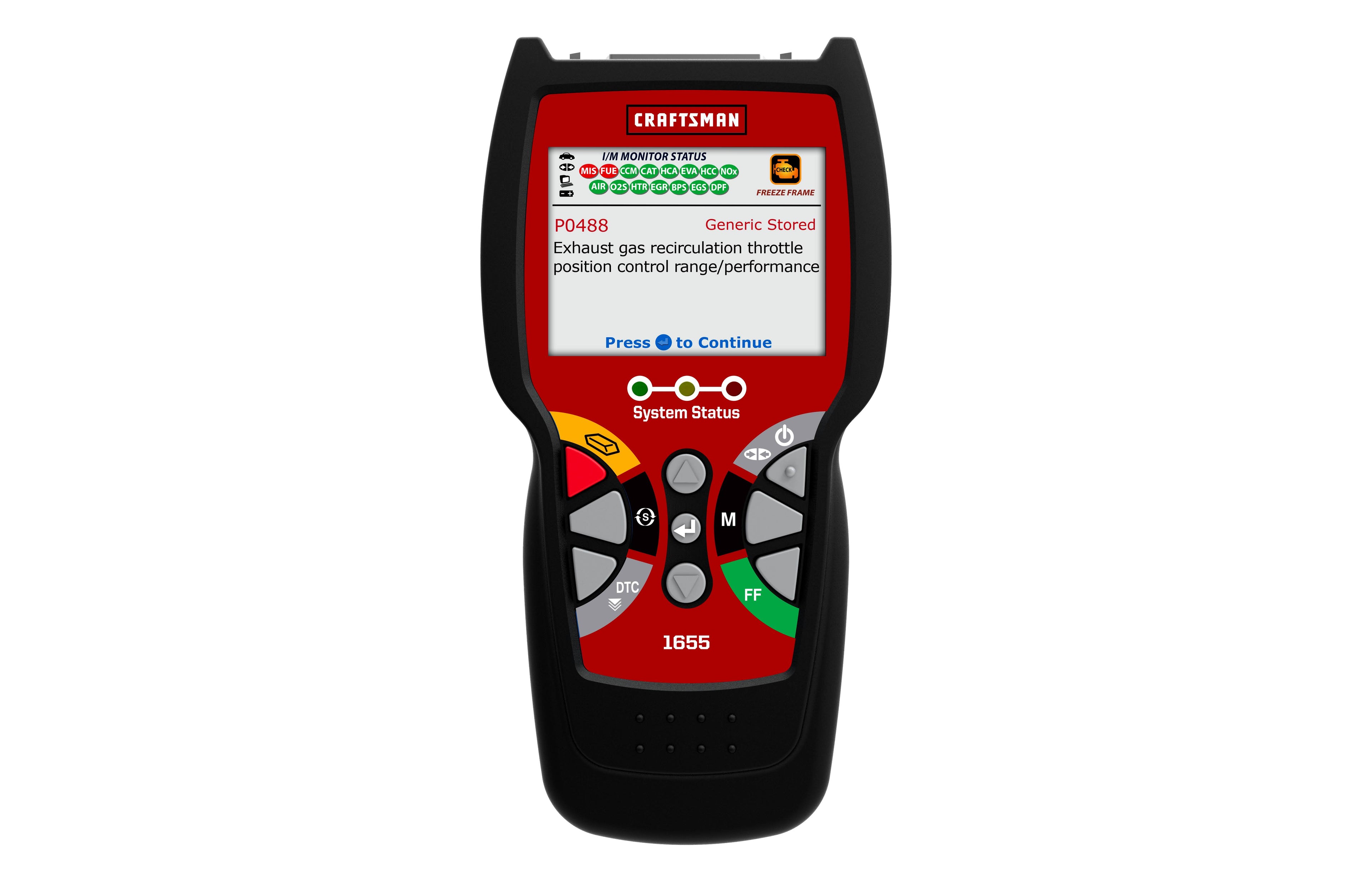 OBD2 ABS Srs Diagnostic Code Reader O760