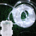 33Ft 100 LED Battery Operated Waterproof Rope Lights (Cool White) N161076