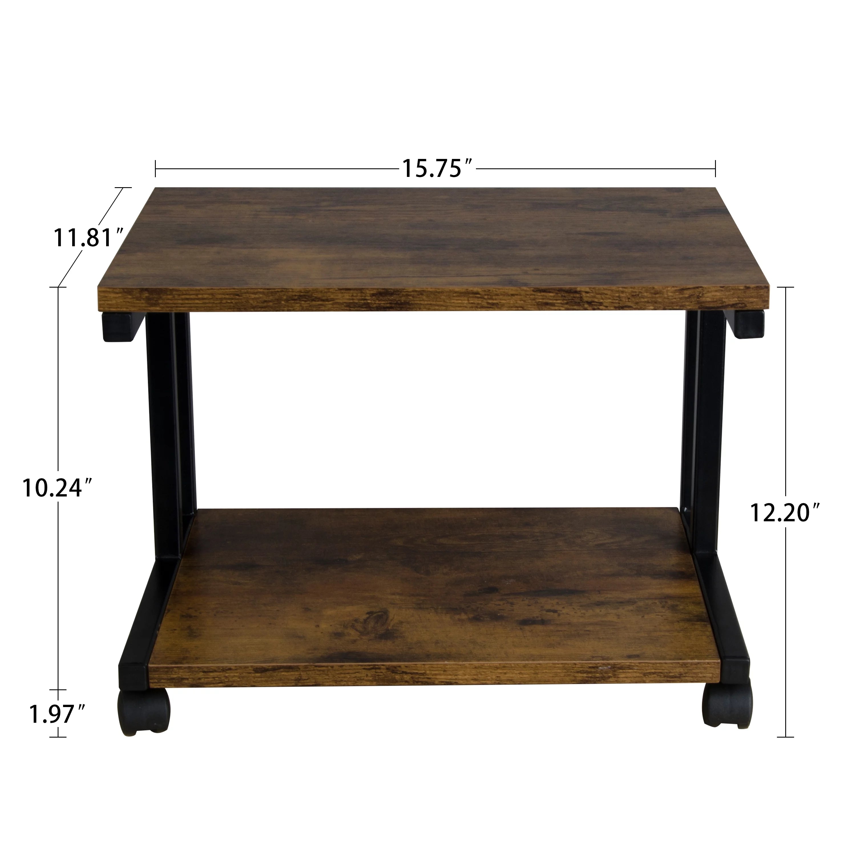 2PCS Printer Stand with 4 Wheels & Lock P11478