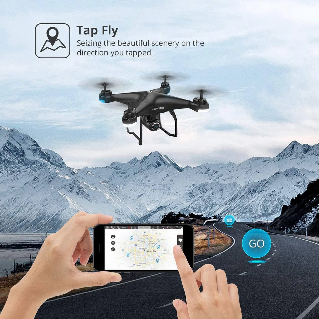 2K 1080p FPV Drone with Camera GPS RC Quadcopter X26427