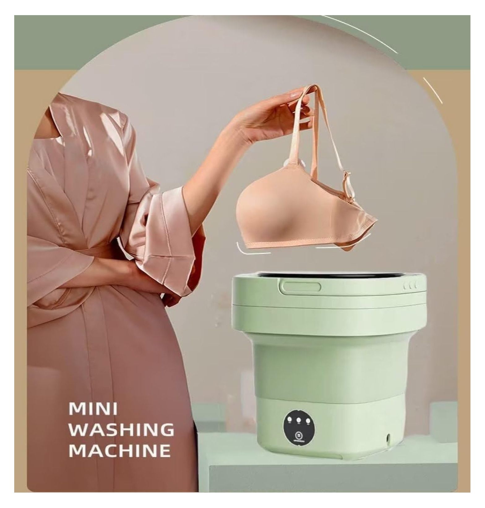 Portable Foldable Washing Machine W845979