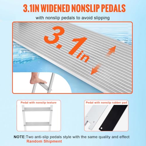 Aluminum Swim Ladder with Nonslip Design N301