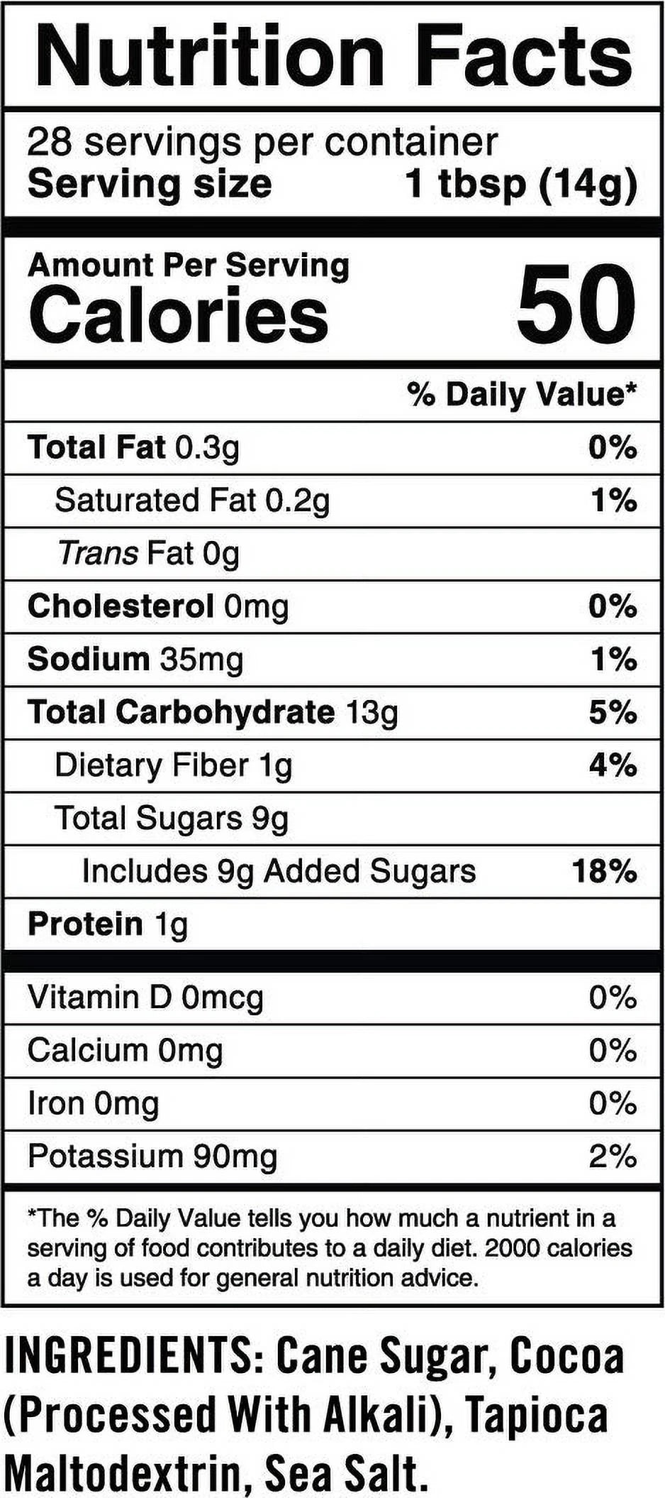 14 oz Pack of 2 Chocolate Drink Mix Powder H5550