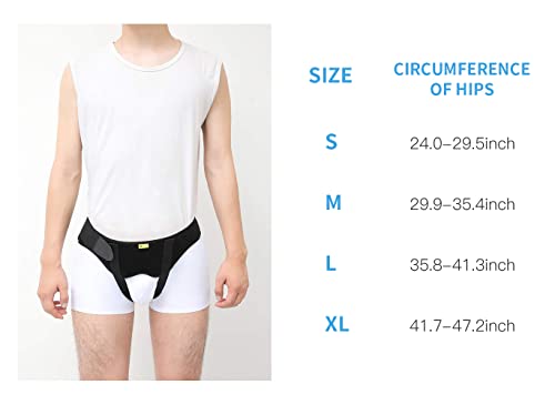 Hernia Belt Truss with 2 Removable Compression Pads (Small) N209154