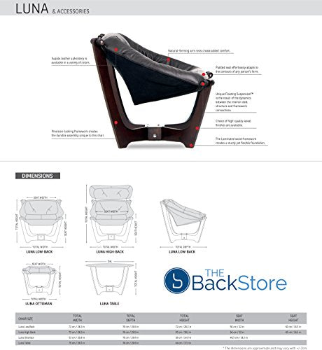 Black Leather Chair and Ottoman Q7791