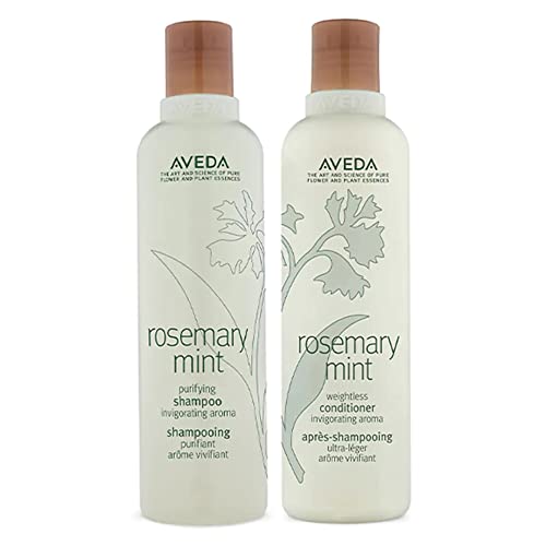Rosemary Mint Purifying Shampoo 8.5 oz & Weightless Conditioner, 8.5 Fl Oz (Pack of 2) N95708