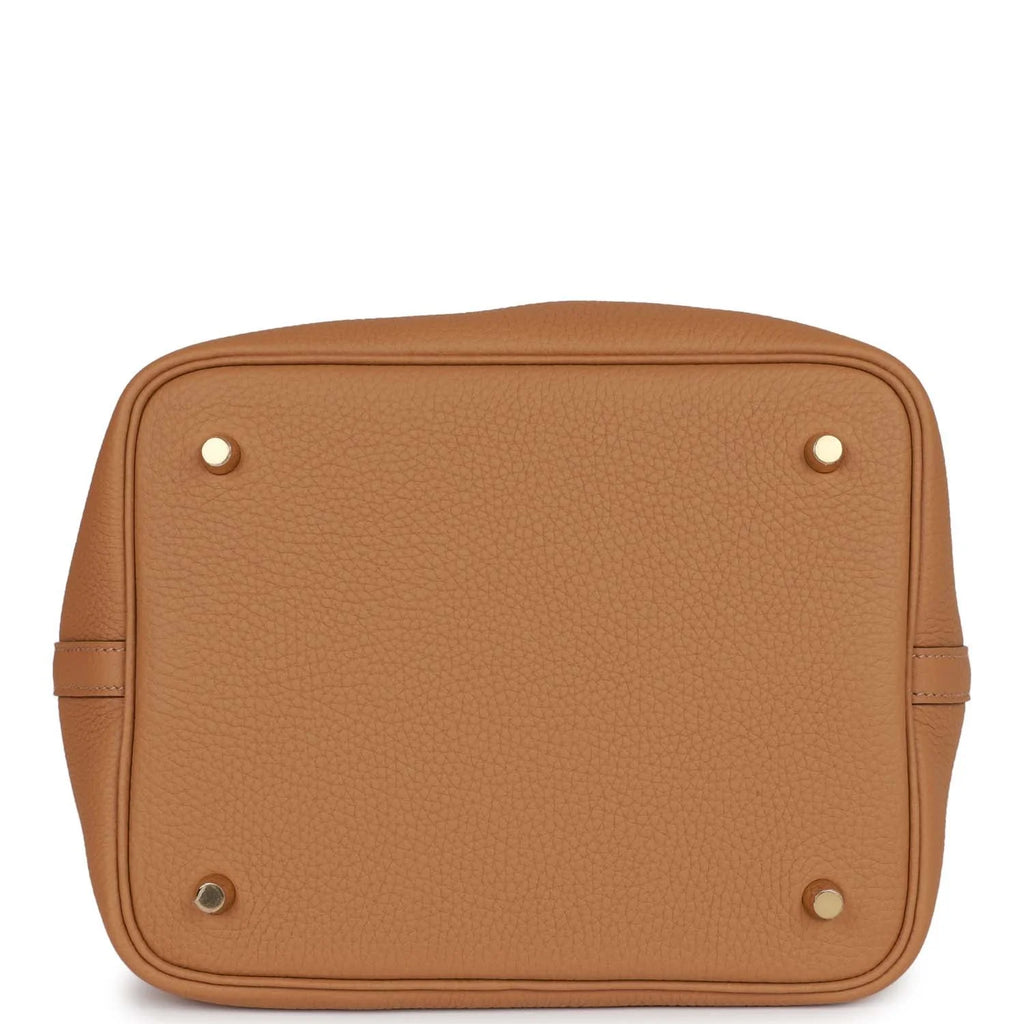 Biscuit Clemence Gold Hardware Bag B127688