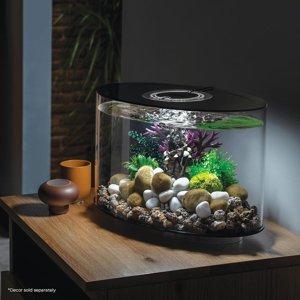 4-gallon Acrylic Aquarium with White LED Lights M860415