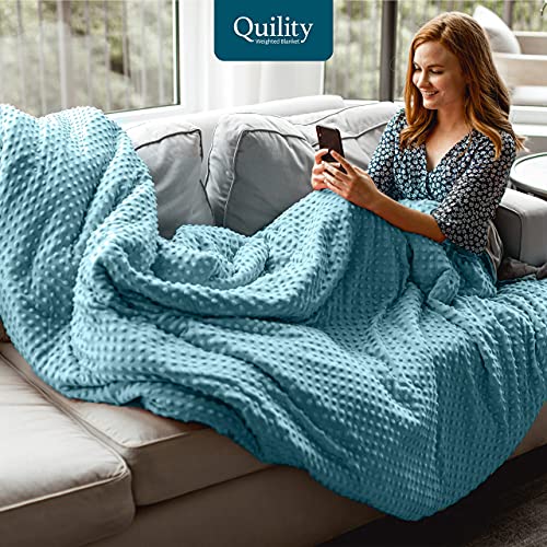 15 LB Twin Size 100% Cotton Weighted Blanket P87604
