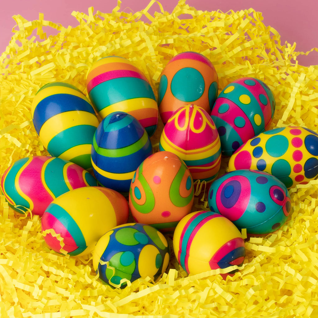 24 PCS Colorful Squishy Eggs Q730