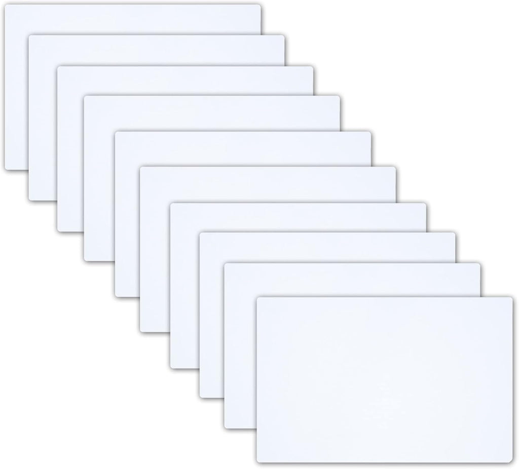 12x9 White Vinyl Car Magnet (10) V234043