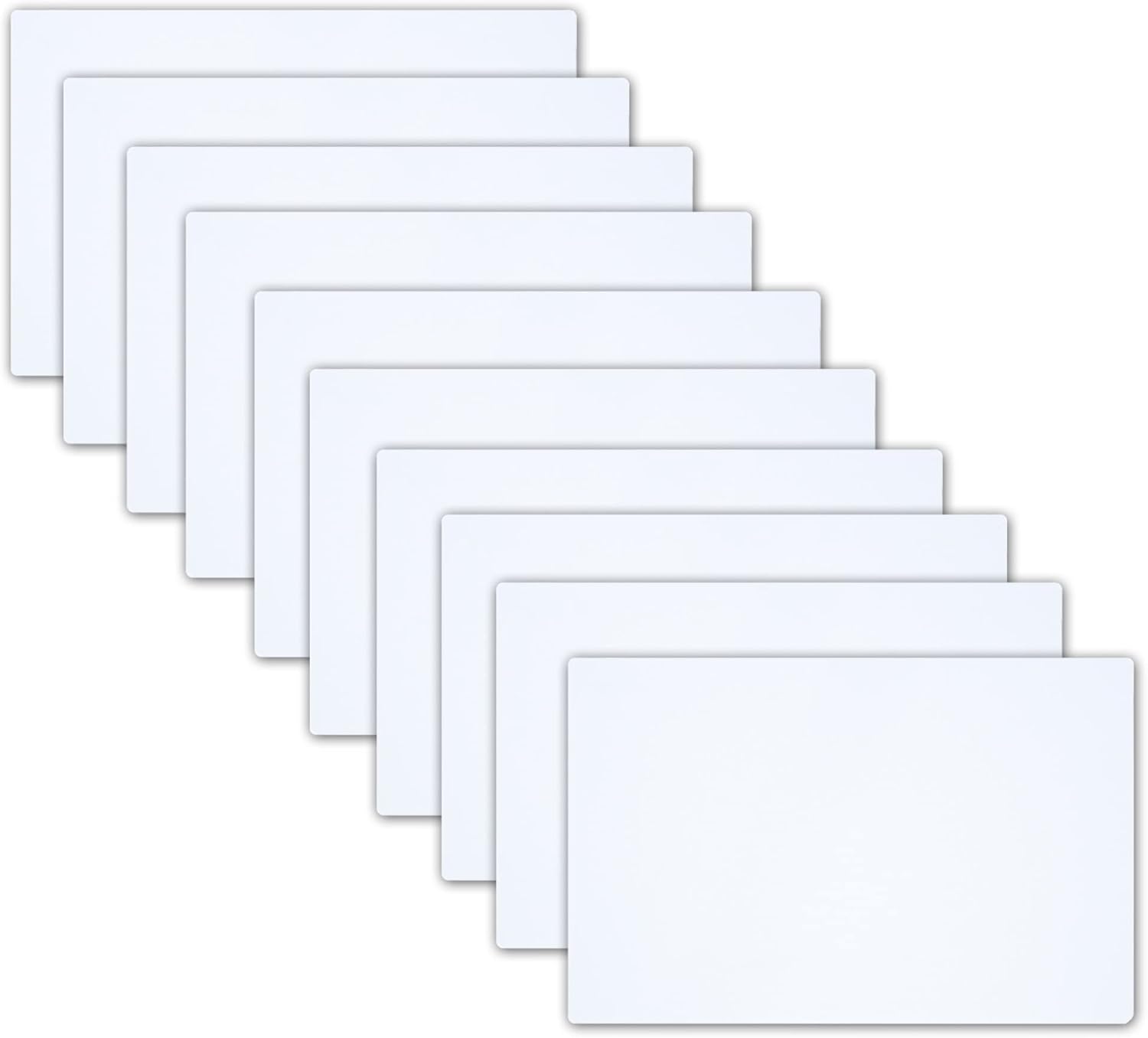 12x9 White Vinyl Car Magnet (10) V234043