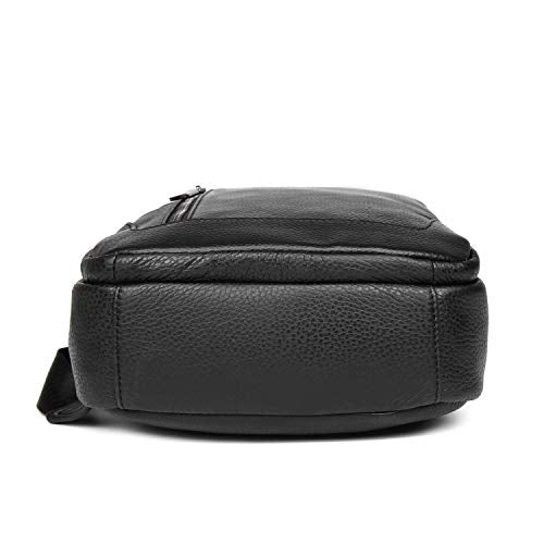 Cowhide Leather Waterproof Sling Crossbody Bag S7455