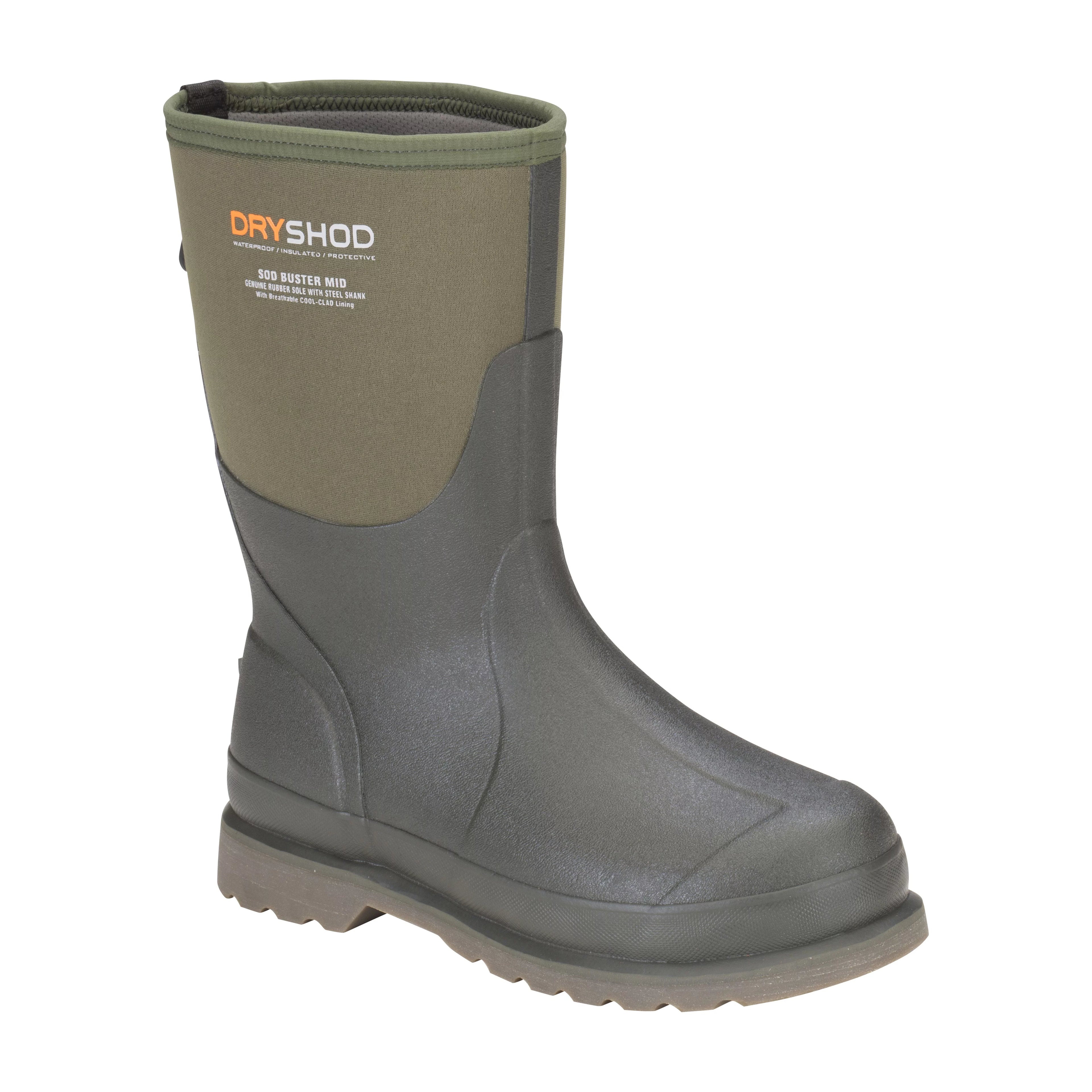 Moss Grey Mid Cut Boot Size 11 D95187