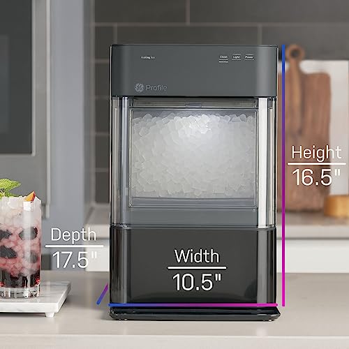 Stainless Steel Countertop Nugget Ice Maker with 1 Gallon Tank W681949