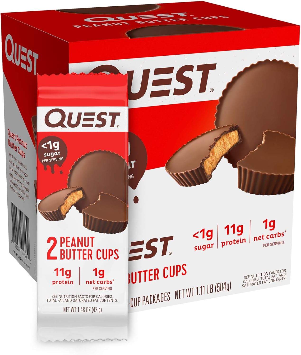Protein Chips, Cheese Crackers & Peanut Butter Cups Variety Bundle (36 Count) X441