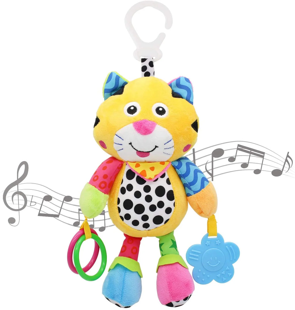 Infant Soft Plush Rattle Hanging Stroller Toy (Tiger) P6235