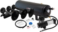 Train Horn Kit with 200psi Air Compressor, 3 Gallon Tank, 3 Trumpets X360944