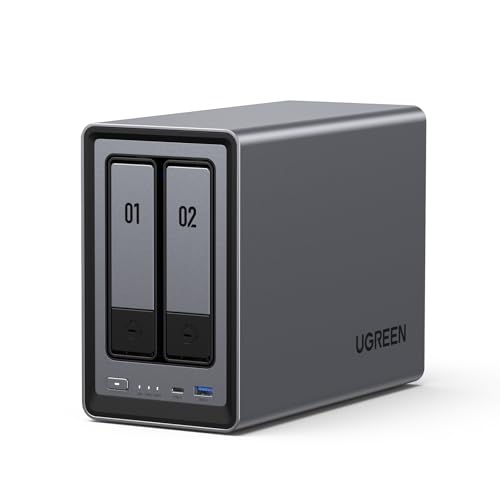 2-Bay Desktop NAS with Intel N100 Quad-core CPU, 8GB DDR5 RAM, 2.5GbE, 2 M.2 NVMe Slots, 4K HDMI X7777