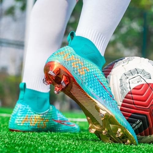 Soccer Boots Turf Football Shoes Breathable Lightweight Sneakers N4987