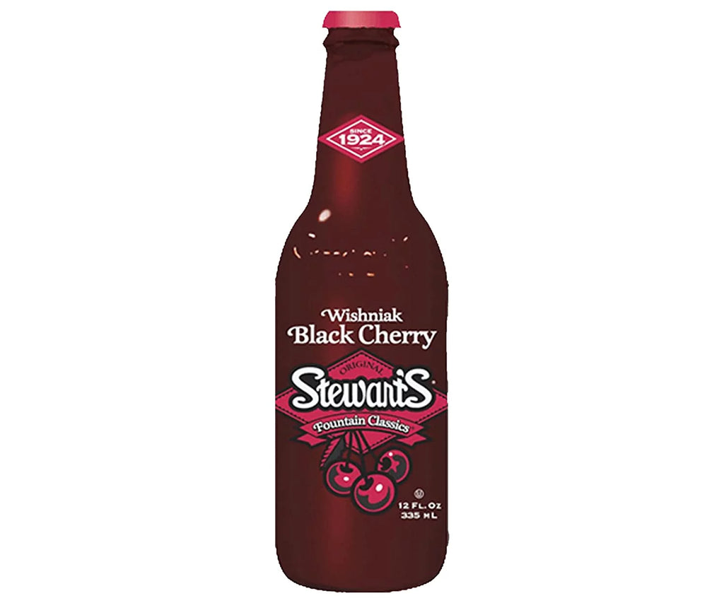 Black Cherry Soda, 12 fl oz (12 Glass Bottles) L83385