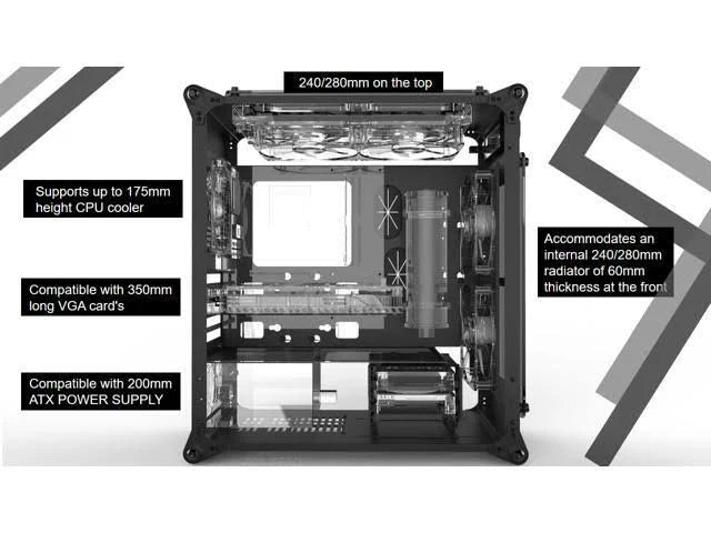 micro-ATX Gaming Case with Tempered Glass M78423