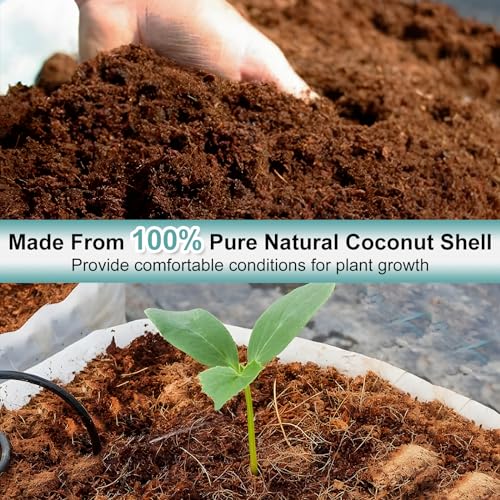 Coco Coir Bricks Natural Organic Compressed Coconut Coir Fiber 4Pack K497
