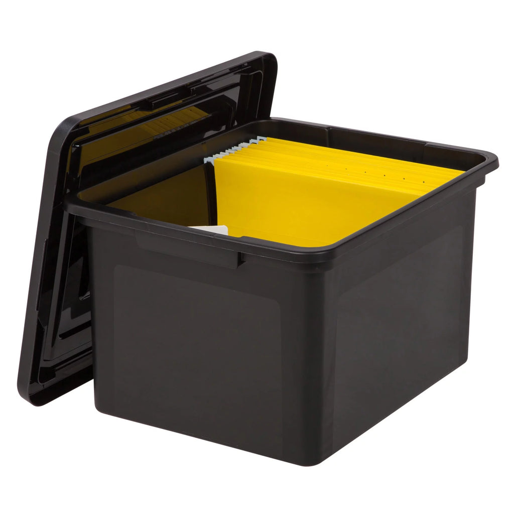Black 18"L x 14 1/4"W x 10 7/8"H Letter And Legal File Tote V9985